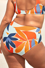 Charger l&#39;image dans la galerie, Bas de bikini grande taille ¨¤ taille haute imprim¨¦ tropical
