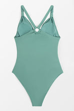 Charger l&#39;image dans la galerie, Maillot de bain une pi¨¨ce fronc¨¦ avec anneau en O
