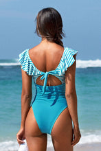 Charger l&#39;image dans la galerie, Maillot de bain une pi¨¨ce ¨¦vid¨¦ ¨¤ col ¨¤ volants
