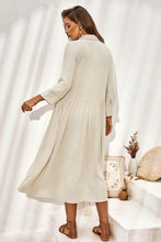 Charger l&#39;image dans la galerie, Robe cover up ¨¤ col de chemise
