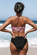 Charger l&#39;image dans la galerie, Bikini fleuri ¨¤ cordon de serrage
