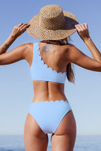 Charger l&#39;image dans la galerie, Bikini festonn¨¦ ¨¤ une ¨¦paule

