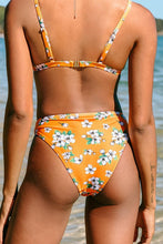 Charger l&#39;image dans la galerie, Bas de bikini imprim¨¦ floral jaune
