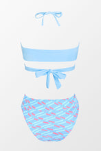 Charger l&#39;image dans la galerie, Bikini bandeau ¨¤ nouer et bandes taille haute
