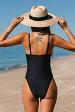 Charger l&#39;image dans la galerie, Maillot de bain une pi¨¨ce en mesh ¨¤ col en V cheeky
