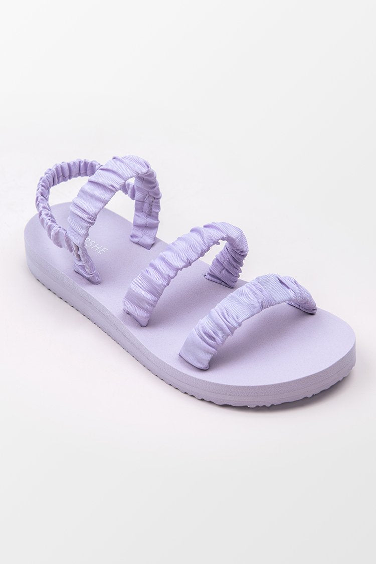 Sandales ¨¤ bride cheville violettes Tutti
