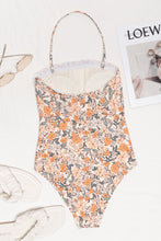 Charger l&#39;image dans la galerie, Maillot de bain une pi¨¨ce fleuri ¨¤ smocks et volants
