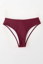 Charger l&#39;image dans la galerie, Bas de bikini taille moyenne bordeaux

