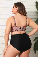 Charger l&#39;image dans la galerie, Bikini bralette ¨¤ taille haute et torsad¨¦ sur le devant
