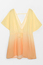 Charger l&#39;image dans la galerie, Cover up ¨¤ cordon de serrage Tie Dye
