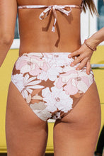 Charger l&#39;image dans la galerie, Bas de bikini fleuri taille haute ¨¤ nouer
