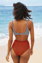Charger l&#39;image dans la galerie, Bikini taille haute ¨¤ carreaux 
