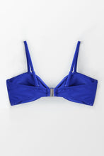 Charger l&#39;image dans la galerie, Haut de bikini bleu nou¨¦ devant 
