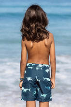 Charger l&#39;image dans la galerie, Boardshort fixe pour gar?on imprim¨¦ de requin
