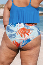 Charger l&#39;image dans la galerie, Bas de bikini grande taille imprim¨¦ plantes tropicales
