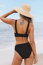 Charger l&#39;image dans la galerie, Bikini bralette festonn¨¦ et hipster ¨¤ taille moyenne
