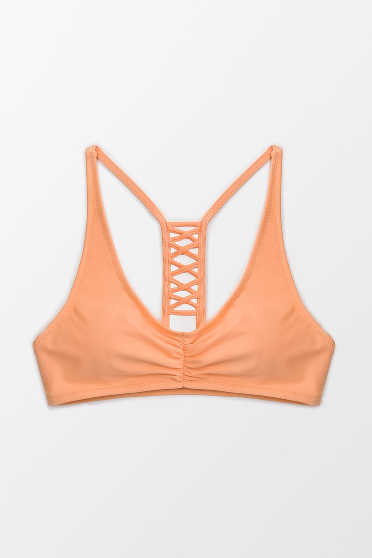Haut de bikini fronc¨¦ 