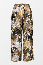 Charger l&#39;image dans la galerie, Pantalon ¨¤ taille ¨¦lastique et imprim¨¦ plantes tropicales
