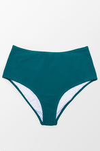Charger l&#39;image dans la galerie, Bas de bikini grande taille ¨¤ taille haute bleu sarcelle

