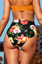 Charger l&#39;image dans la galerie, Bas de bikini taille haute ¨¤ fleurs douces
