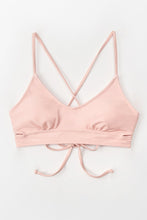 Charger l&#39;image dans la galerie, Haut de bikini ¨¤ lacets rose
