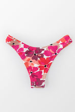 Charger l&#39;image dans la galerie, Bas de bikini taille basse imprim¨¦ floral rouge 

