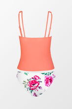 Charger l&#39;image dans la galerie, Tankini ¨¤ col en V et motif floral hipster
