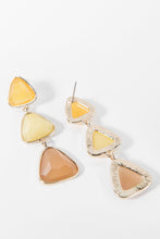 Charger l&#39;image dans la galerie, Boucles d&#39;oreilles g¨¦om¨¦triques jaunes

