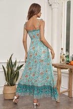 Charger l&#39;image dans la galerie, Robe trap¨¨ze boho sans manches ¨¤ nouer
