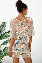 Charger l&#39;image dans la galerie, Cover up col en V blanc Boho 
