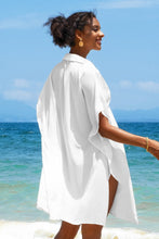 Charger l&#39;image dans la galerie, Kimono chemise blanche boutonn¨¦e sur le devant
