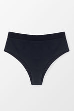 Charger l&#39;image dans la galerie, Bas de bikini grande taille noir ¨¤ taille haute
