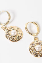 Charger l&#39;image dans la galerie, Boucles d&#39;oreilles g¨¦om¨¦triques perles d&#39;imitation

