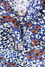 Charger l&#39;image dans la galerie, Robe ¨¤ d¨¦coupes imprim¨¦ l¨¦opard
