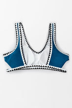 Charger l&#39;image dans la galerie, Haut de bikini sportif avec bordure en crochet
