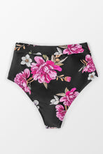 Charger l&#39;image dans la galerie, Bas de bikini taille haute ¨¤ imprim¨¦ floral
