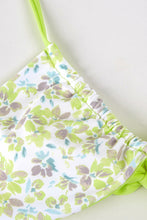 Charger l&#39;image dans la galerie, Bikini fleuri r¨¦versible bandeau et hipster extra effront¨¦
