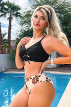 Charger l&#39;image dans la galerie, Bikini bralette cintr¨¦ et hisper boho ruch¨¦
