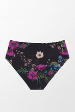 Charger l&#39;image dans la galerie, Bas de Bikini grande taille imprim¨¦ floral noir
