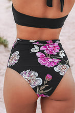 Charger l&#39;image dans la galerie, Bas de bikini taille haute ¨¤ imprim¨¦ floral
