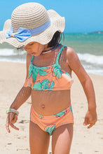 Charger l&#39;image dans la galerie, Bikini taille haute bandeau ¨¤ volants pour fille
