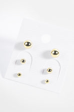 Charger l&#39;image dans la galerie, Clous d&#39;oreilles dor¨¦s g¨¦om¨¦triques
