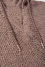 Charger l&#39;image dans la galerie, Sweat marron ¨¤ capuche avec cordon de serrage
