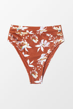 Charger l&#39;image dans la galerie, Bas de bikini fleuri taille haute

