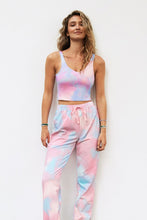 Charger l&#39;image dans la galerie, Soutien-gorge de sport ¨¤ bretelles fixes tie-dye
