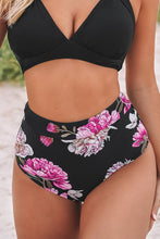 Charger l&#39;image dans la galerie, Bas de bikini taille haute ¨¤ imprim¨¦ floral
