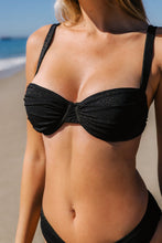 Charger l&#39;image dans la galerie, Bikini hipster ¨¤ devant en V avec haut ruch¨¦ ¨¤ armatures
