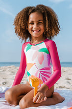 Charger l&#39;image dans la galerie, Maillot de bain une pi¨¨ce fille zipp¨¦ au dos
