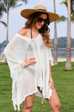 Charger l&#39;image dans la galerie, Cover up pull blanc ¨¤ gland
