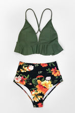 Charger l&#39;image dans la galerie, Bas de bikini taille haute ¨¤ fleurs douces
